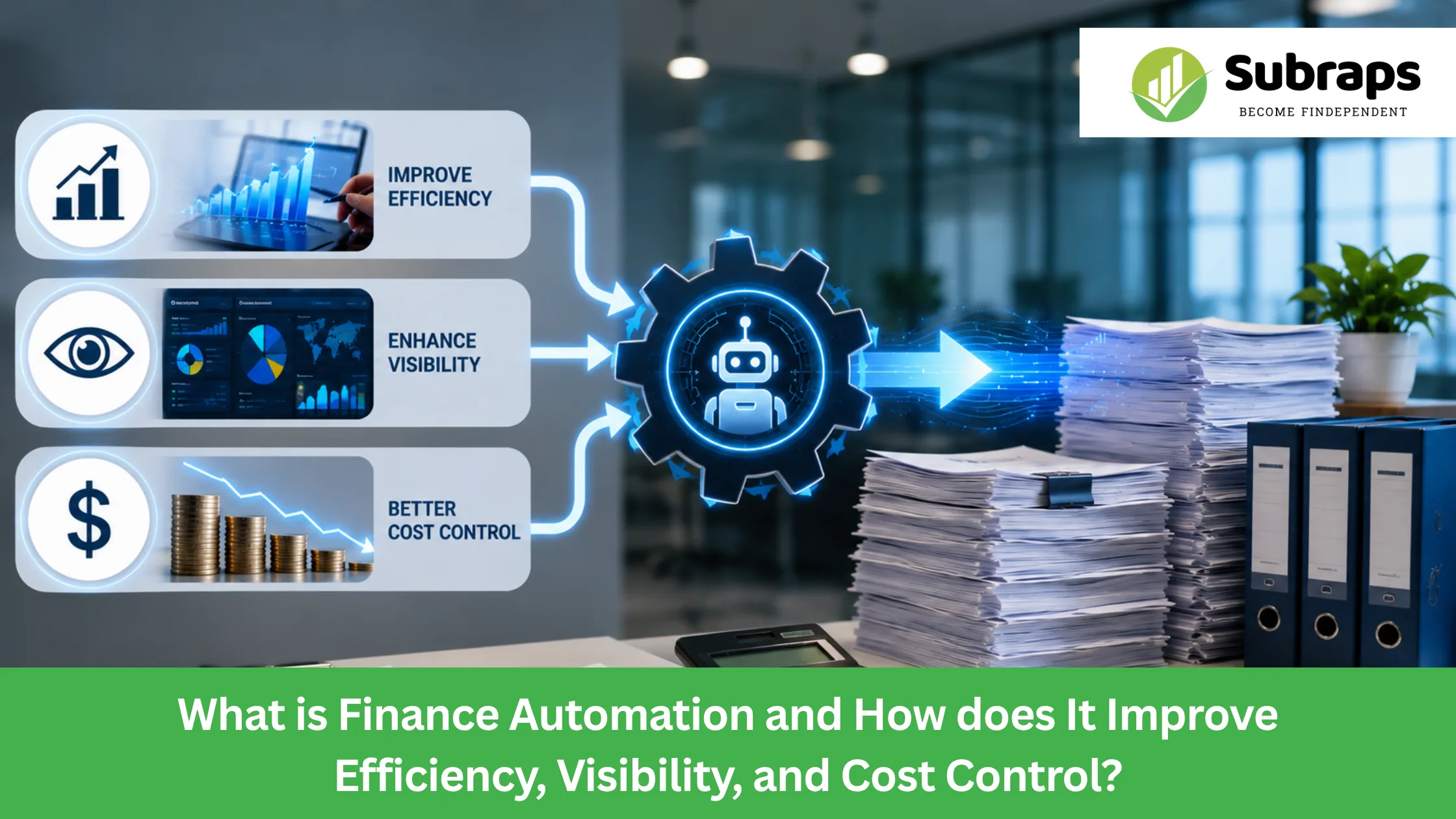 What is Finance Automation and How does It Improve Efficiency, Visibility, and Cost Control_