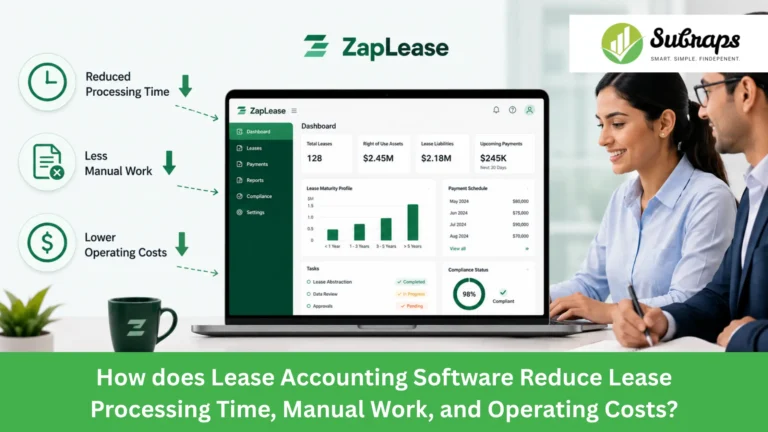 How does Lease Accounting Software Reduce Lease Processing Time, Manual Work, and Operating Costs?