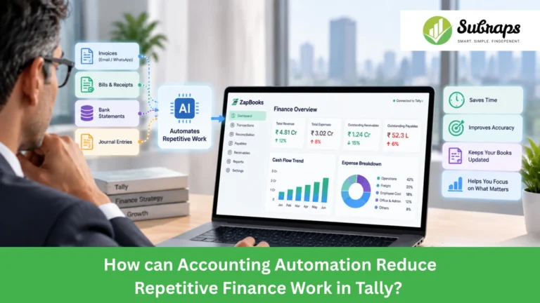 How can Accounting Automation Reduce Repetitive Finance Work in Tally? 